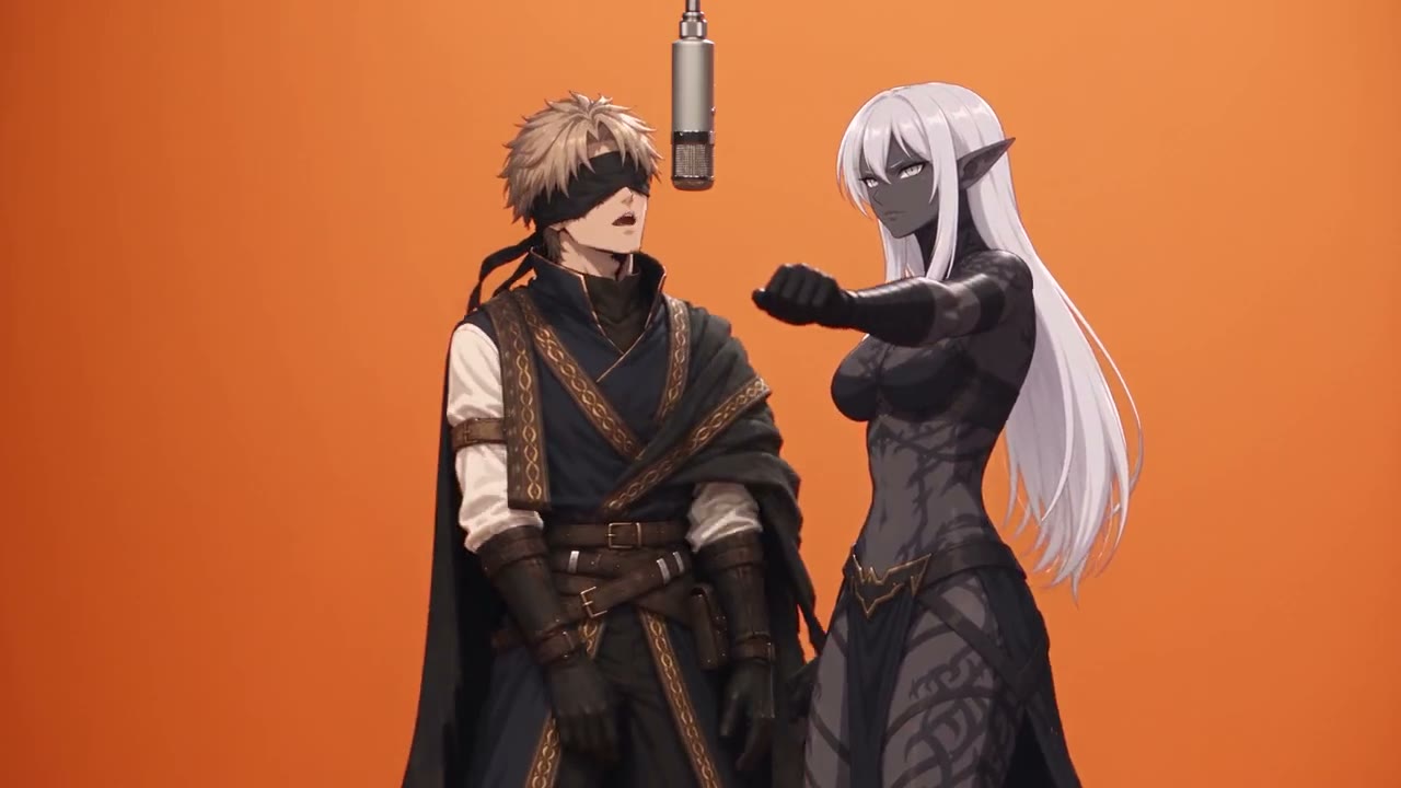 Anime Duo: Hotel Lobby AI visual reference